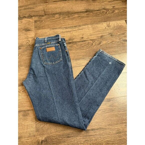 Wrangler Other - EUC Mens Wrangler VINTAGE USA MADE straight leg jeans cotton size 35x35.5